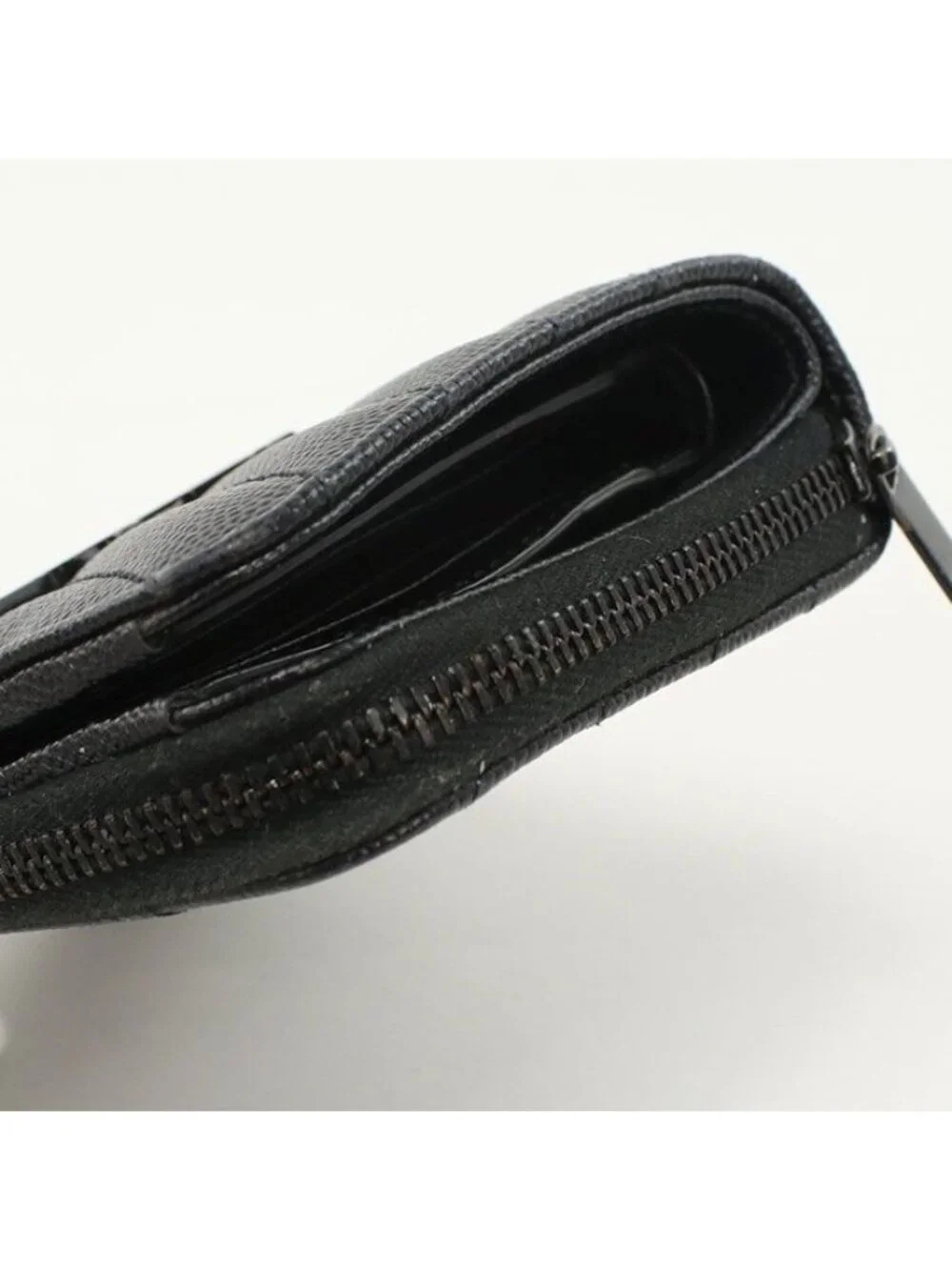 ★SOLD★ Saint Laurent Zip Around Wallet Monogram Compact Bifold Calf - Picture 7 of 10